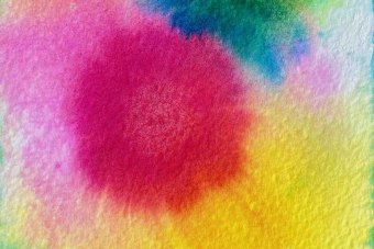 Eines der Bilder aus der Reihe: "Kosmos - 12 kleine Aquarelle, abstrakt intuitiv