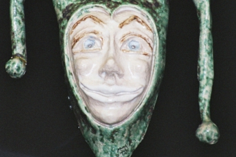 1989 Eulenspiegel Keramik 2H7cm