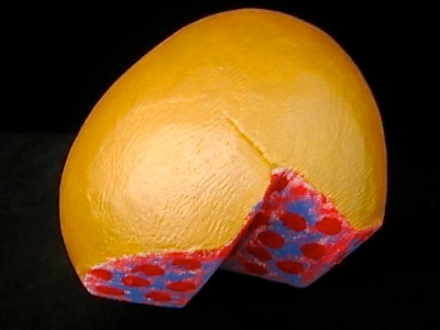 abstrakte Plastik, Ton und Acryl