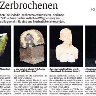 Artikel zur Ausstellung Kunst im Zelt 2023