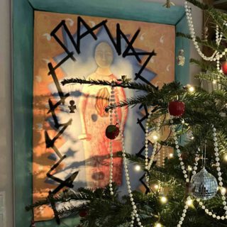 Temperabild vom Sonnenlicht unerklärlich beleuchtet