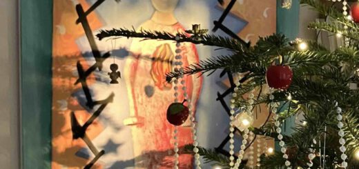 Temperabild vom Sonnenlicht unerklärlich beleuchtet